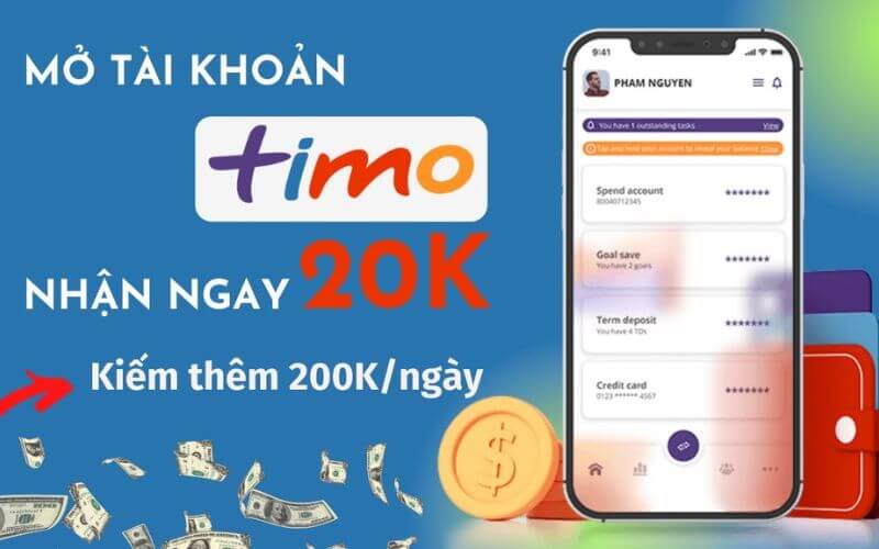 app kiếm tiền online Timo