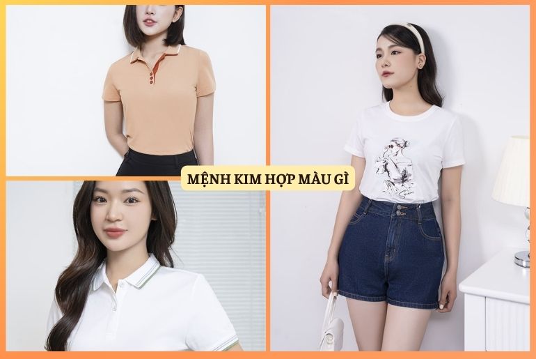 Mệnh kim mặc đồ màu gì