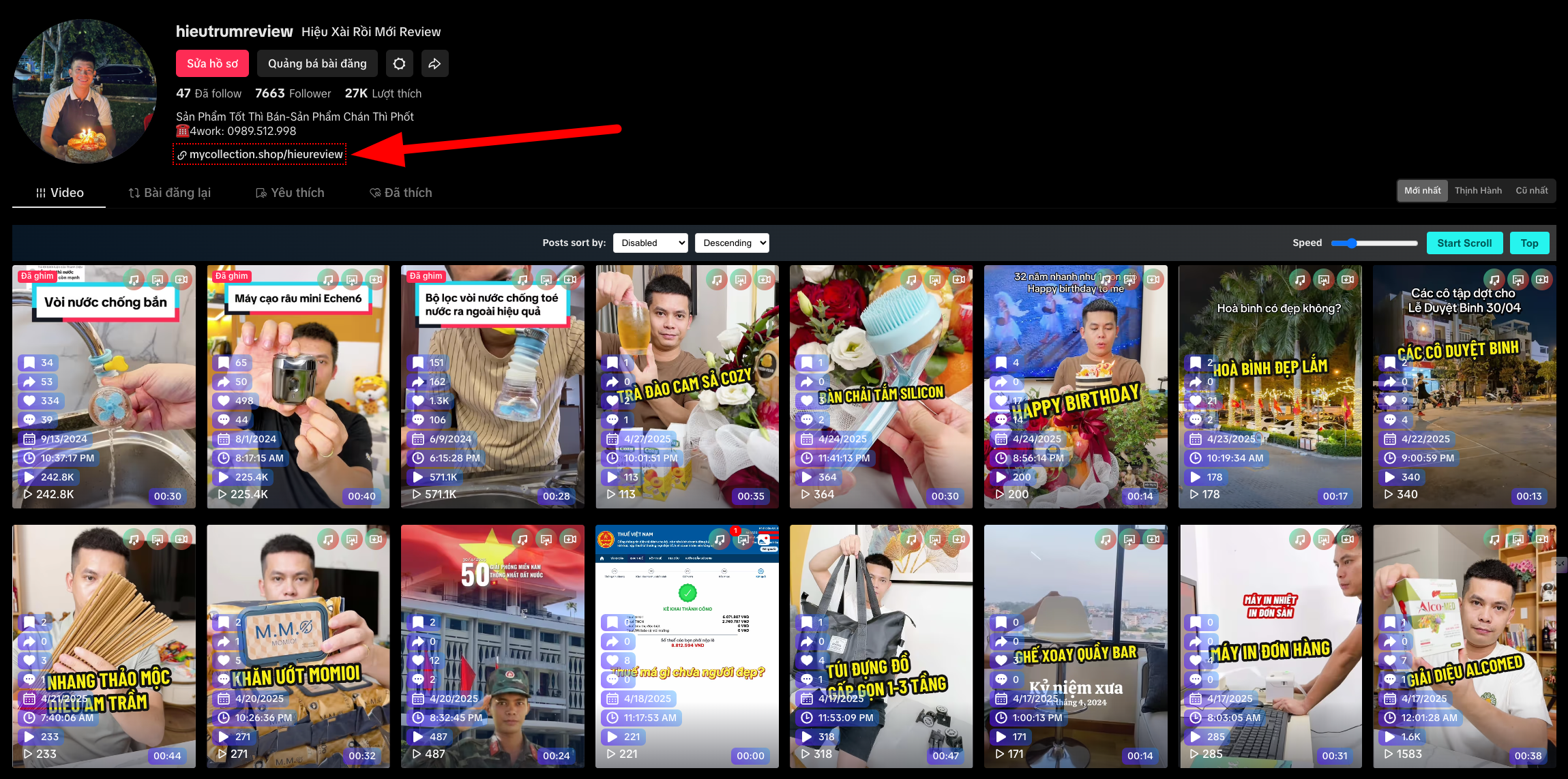 Lập kênh Tiktok để làm Affiliate Shopee