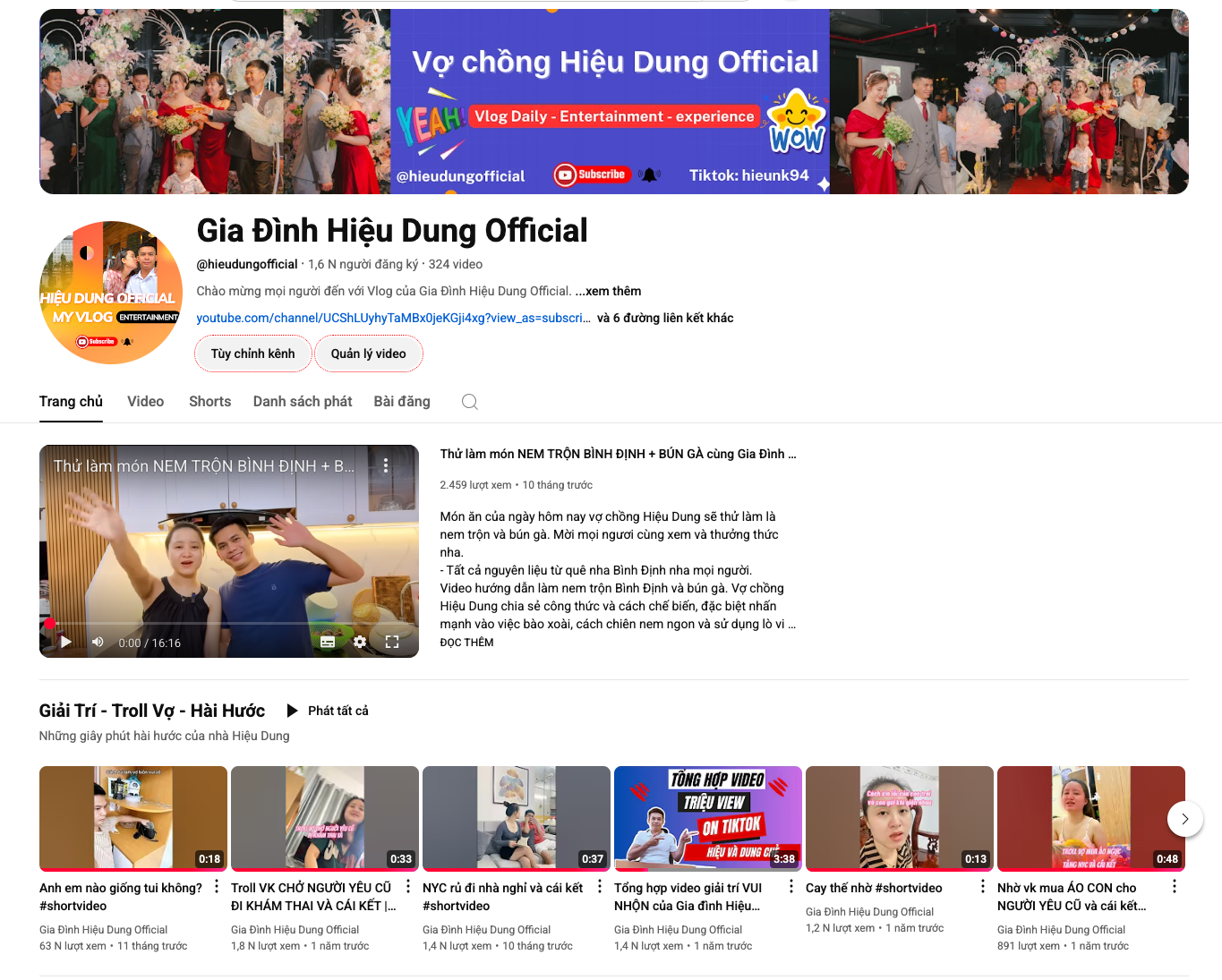 Lập kênh Youtube để gắn affiliate Shopee