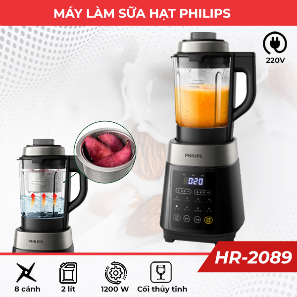Máy làm sữa hạt Philips HR2098/30