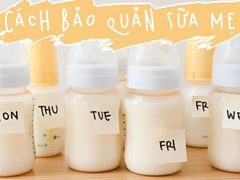 Cách bảo quản sữa mẹ đúng cách 