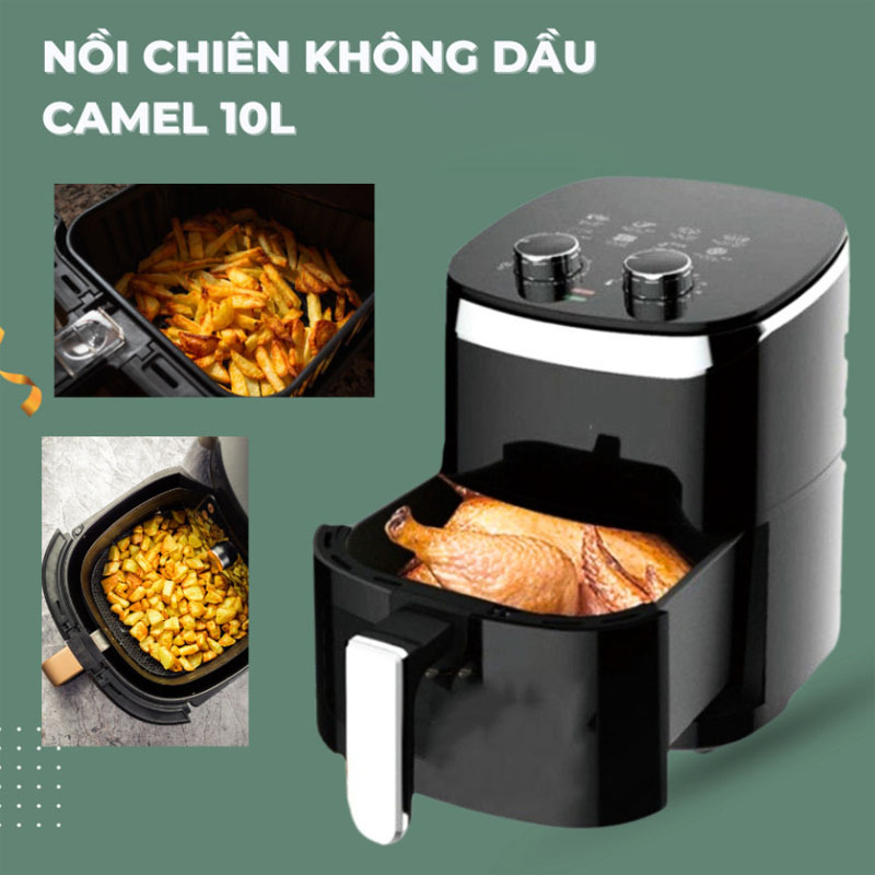 Nồi chiên không dầu Camel 10L