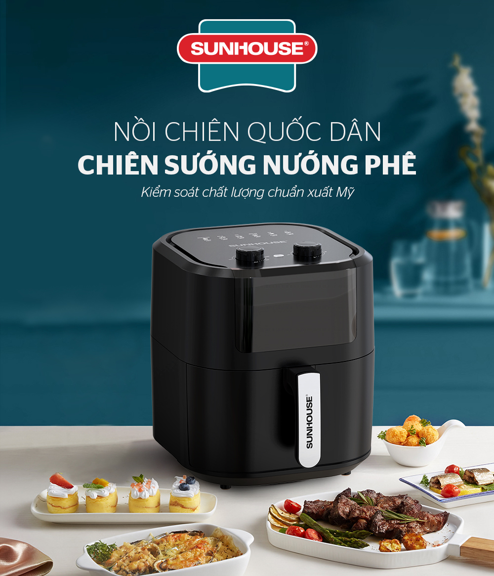 Lựa chọn theo công suất nồi chiên không dầu hãng nào tốt