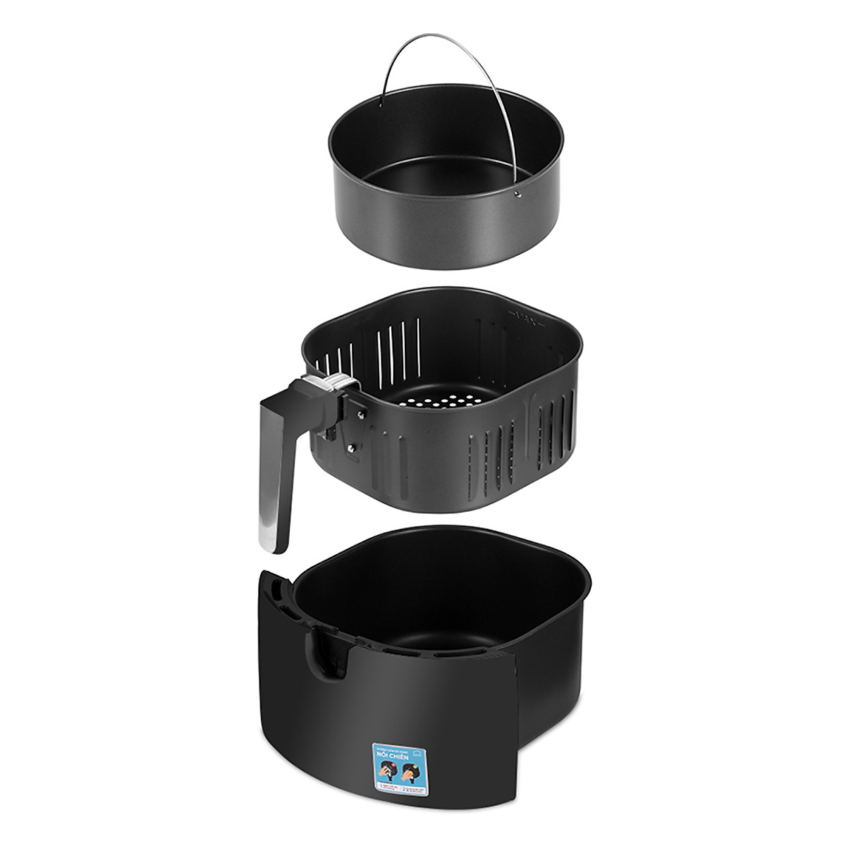Nồi chiên không dầu điện tử Lock&Lock EJF357BLK (5.2 lít)