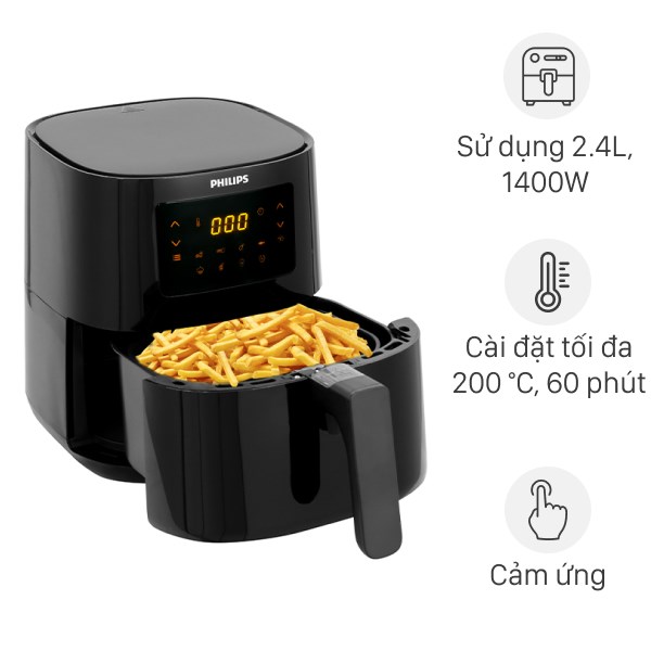 Nồi chiên không dầu Philips HD9200/90 4.1 lít