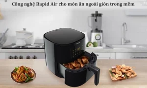 Nồi chiên không dầu Philips 6.2 lít HD9270/90