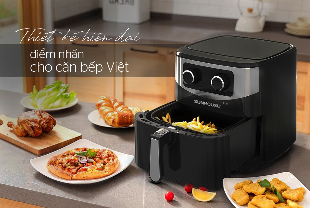 Nồi chiên không dầu Sunhouse SHD4062 6 lít
