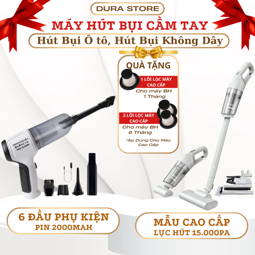 Máy Hút Bụi Cầm Tay Không Dây DURA