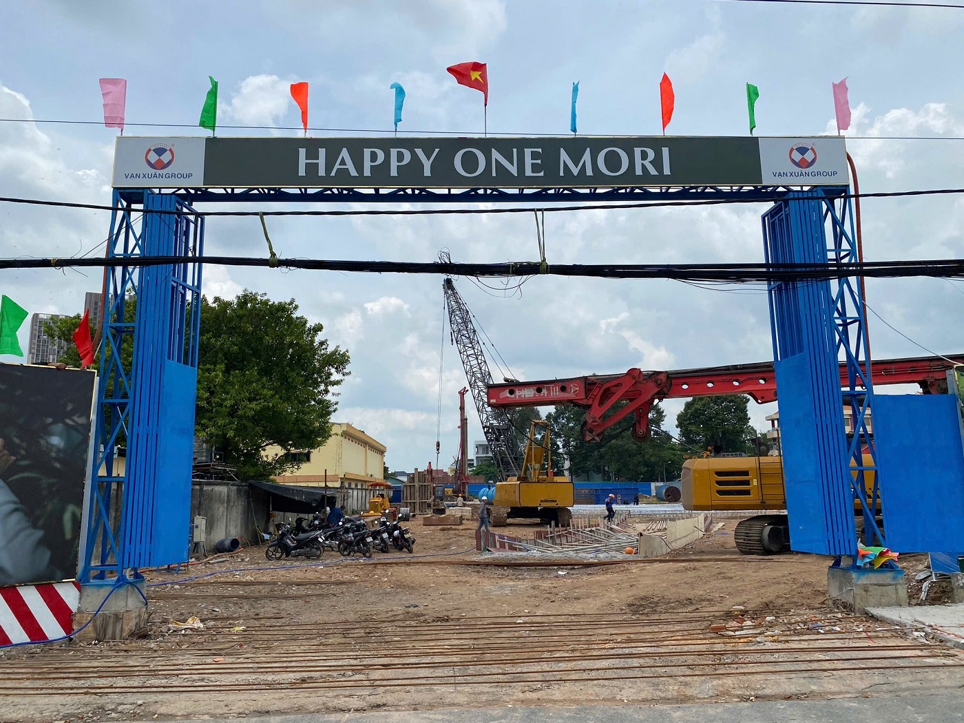 Tiến độ xây dựng dự án chung cư Happy One Mori