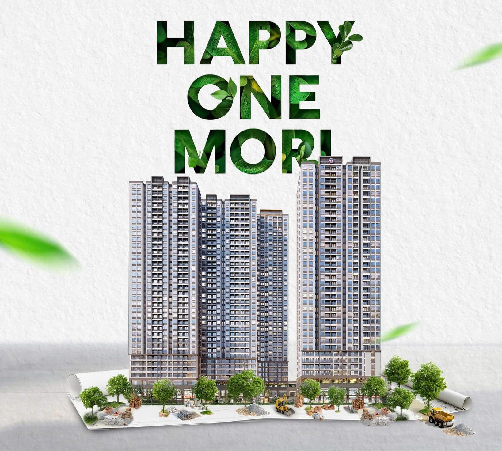 Diện tích chung cư Happy One Mori