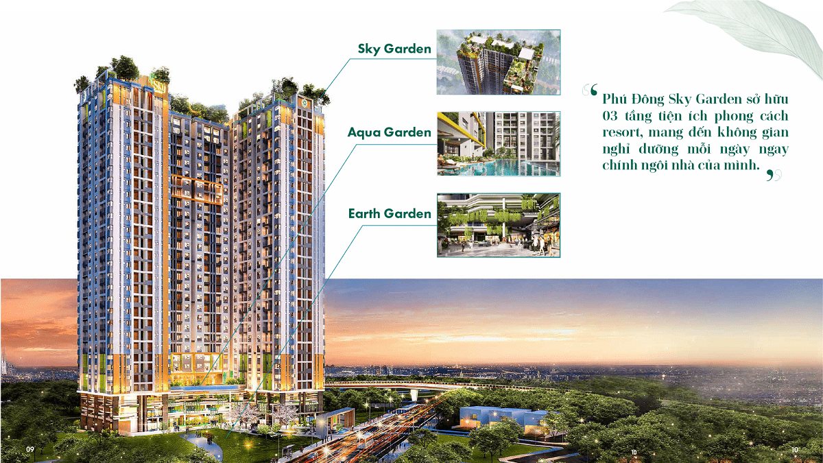 Tiện ích của chung cư Phú Đông Sky Garden