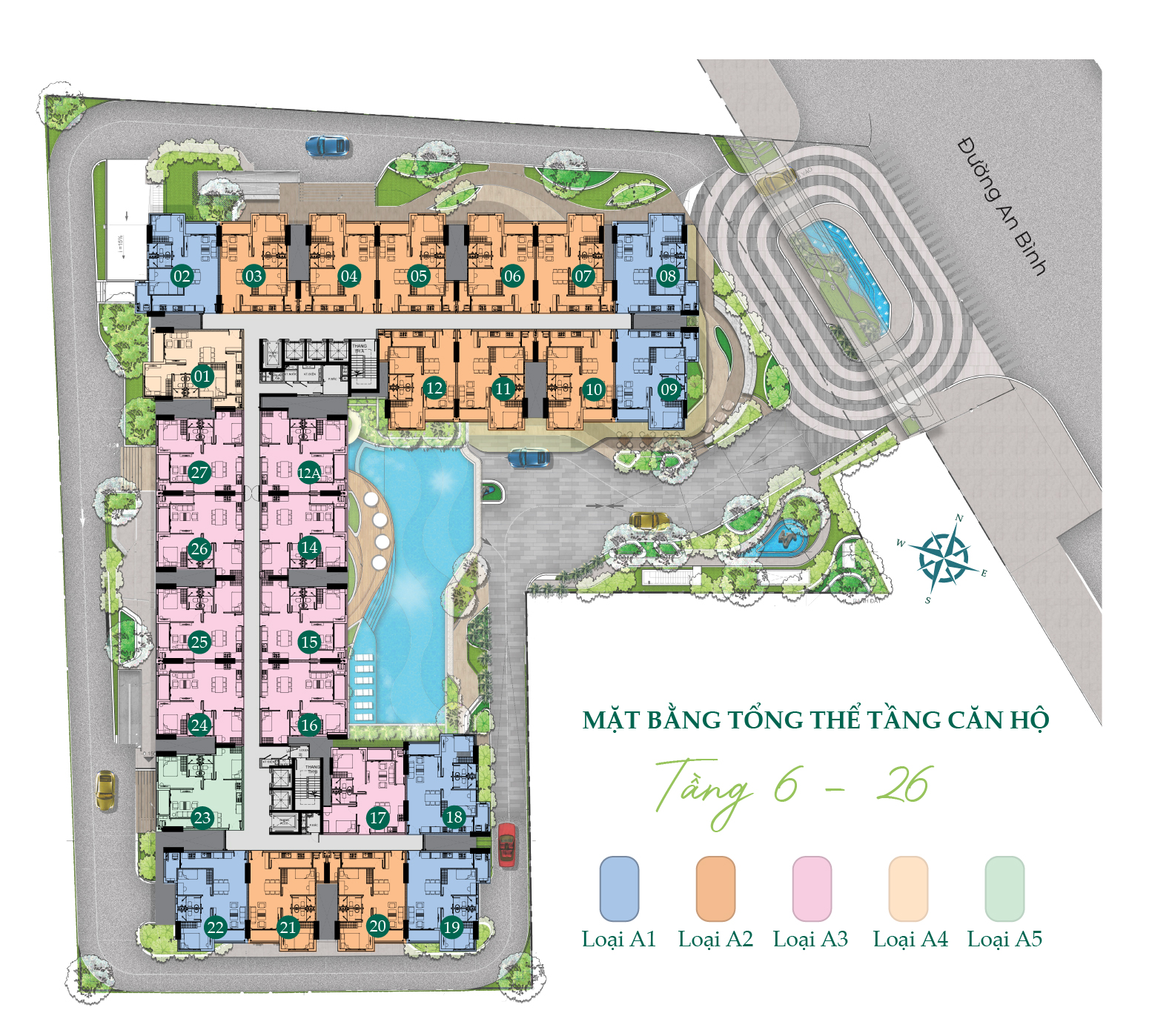 Thiết kế và kiến trúc của chung cư Phú Đông Sky Garden