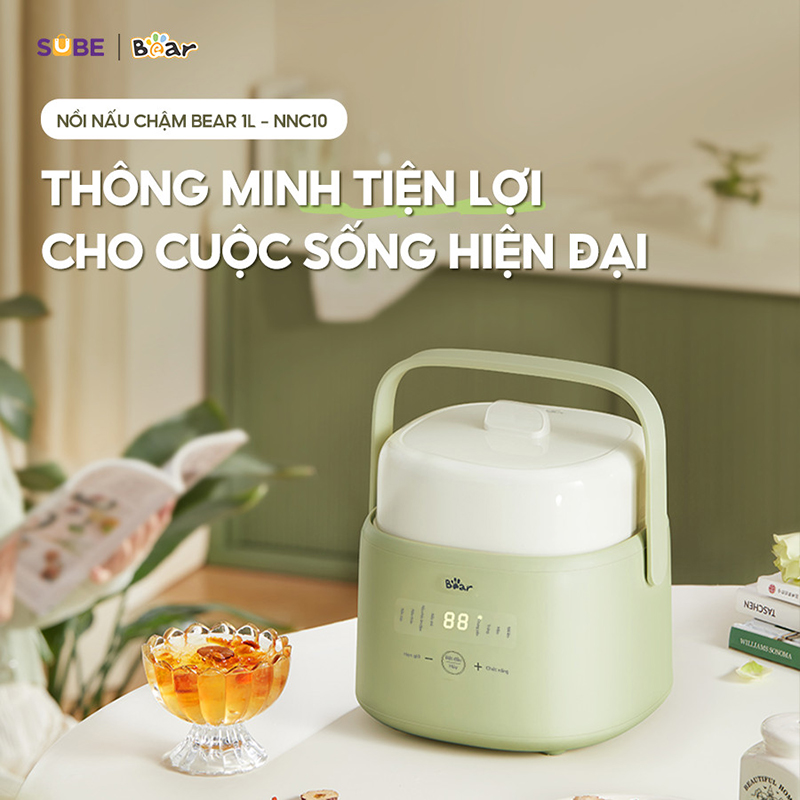 Nồi nấu chậm 1.0L Bear SC-4H10E