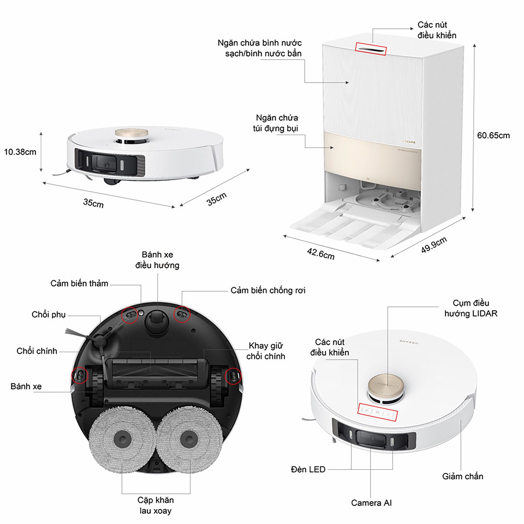 Robot hút bụi lau nhà Dreame L10S Ultra Gen 2